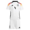 Original Trikotsatz Deutschland Tah 4 Heimtrikot EURO 2024 Für Kinder